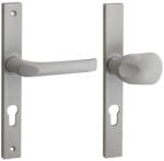 Gomboss/perfekto Felix szögletes Biztonsági Bejárati Gomb/ajtókilincs 9006 Fehér alumínium 72mm PZ (62-Z00155-32-GK)