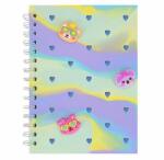 Starpak szilikon borítású sima spirálfüzet A5 - Állatos (537168)