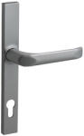 Gomboss/perfekto Felix szögletes Biztonsági Bejárati ajtókilincs Silver Ezüst 92mm PZ (61-Z00154-42)