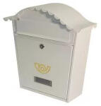 BW SÁBA Csipkés Postaláda, Kerek, Fehér (Z-2050944-V)