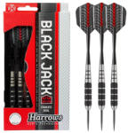  Dart szett Harrows steel, Black Jack K, 24g, brass