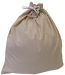  Egyszínű bézs textil zsák - 30x30 cm