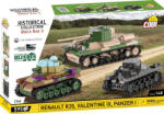 COBI - Valentine IX / Panzer I / Renault R35 tank építőjáték készlet (COBI-2740)