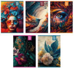 Patria Füzet pd A/4 60 lapos sima Brightart