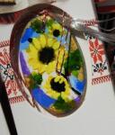  Martisor minitablou Floarea soarelui
