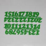 Penta collection Filc számok Advent (1-24) Zöld