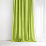 Goldea húsvéti dekor függöny - zöld 140x150 cm