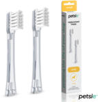 Cleant 2db pótfej Petsie kutyafogkeféhez (S méret -10kg)