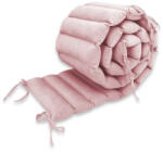 MimiNu Aparatoare pentru patut, MimiNu, Tip panou, pentru patut, Lungime 180 cm, din catifea, Raspberry (6426972026598)
