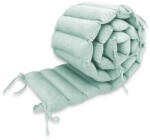 MimiNu Aparatoare pentru patut, MimiNu, Tip panou, pentru patut, Lungime 180 cm, din catifea, Cold Mint (6426972030311)