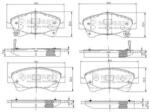 NIPPARTS set placute frana, frana disc NIPPARTS N3602133 (N3602133)