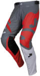 Just1 Pantaloni atv cross Just1 J-Essential Fluid, culoare gri rosu, marime 28 (6750051071001Y28)