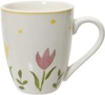 Kitchen goods ЧАША ПОРЦЕЛАН 874186 12х8.4х10см БЯЛА С ЛАЛЕ (874186)