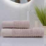 Lenjerii Deosebite Set 2 prosoape baie bumbac 100% în cutie cadou, jacquard 500 GSM, Davinson Roz Pudra Prosop