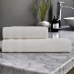Lenjerii Deosebite Set 2 prosoape baie bumbac 100% în cutie cadou, terry 500 GSM, Rabi Crem Prosop