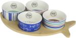 Kitchen goods КУПИ ЗА СЕРВИРАНЕ НА ТАПАС 873213 С БАМБУКОВ ПОДНОС К-КТ 4бр (873213)