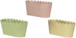 Decoris САКСИЯ ОВАЛНА МЕТАЛНА 870732 28х14х12.5см МИСК ЦВЕТОВЕ (870732)
