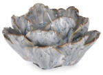 Bizzotto Suport lumanare ceramica albastra maro Iku 11x10x6, 5h (0184628)