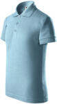 MALFINI Pique Polo galléros póló gyerek égszínkék 158 cm/12 éves (2221507)