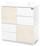 Lorelli Classic ШКАФ ЦВЯТ БЯЛО/СВЕТЪЛ ДЪБ-2box (10170140045p)