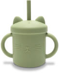MyFRIEND СИЛИКОНОВА ЧАША ДРЪЖКИ+СЛАМКa natural fresh green (10230660004)
