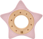 Kikkaboo Чесалка дърво-силикон Star Pink (31303020058)