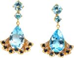 Frumoasa Venetiana Cercei argint topaz (C3395)