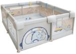 SONNE Детска кошара за игра Kai grey Junior с вендузи 150*200*65 (PAT35987)