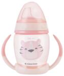 KikkaBoo Чаша със силиконов накрайник 200мл Happy face Pink (31302030070)