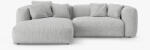 Micadoni Coltar extensibil Martina cu tapiterie boucle (MIC_LCF_260_F1_MARTINA2) Canapea