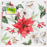  Szalvéta 3 rétegű 33x33cm 20db/csomag karácsonyi mikulásvirág 020401