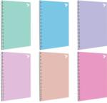 T-Creativ Spirálfüzet T-Creativ A/4-70 I 70 lapos Color pasztell sima (A15063080)