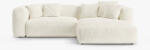 Micadoni Coltar extensibil Martina cu tapiterie boucle (MIC_RCF_260_F1_MARTINA6) Canapea