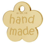 Flippy Bratara Argint 925 pentru Dama, Jolie, Model Floare HAND MADE, Martisor Bratara de 1 Martie, Pandativ Argintiu cu Snur Rosu (teo-165595)