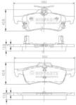 NIPPARTS set placute frana, frana disc NIPPARTS N3612036 (N3612036)