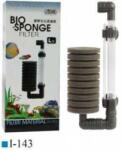 Ista Bio-Sponge Filter sistem filtrant mono, ventuză și bureți (L | 10 cm x 6 cm x 23-24 cm | Pt acvarii de max. 120 L)