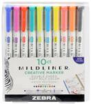 Zebra Mildliner 10db-os kettős végű szövegkiemelő készlet (78501) - officedepot