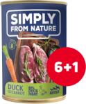 Simply from Nature pachet conserve caini 6 x 400 g + 1 GRATIS rata si morcov