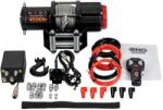 EMD Winch Troliu electric ATV / UTV, 4500lbs (2041kg), 12V, cablu oțel 15m, raport 166: 1, EMD Winch