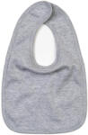 BabyBugz Bébi előke BabyBugz Baby Bib Egy méret, Heather Grey Melange