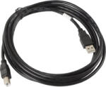 Lanberg Cablu USB 2.0 pentru imprimanta Lanberg 41353 lungime 3 m USB-A tata la USB-B tata negru (CA-USBA-10CC-0030-BK)