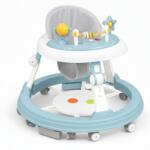 Kidizi Premergator multifunctional Kidizi Pippa albastru pentru baieti, cu panou interactiv pentru picioare, tavita muzicala detasabila si inaltime reglabila pe 3 niveluri (917632-7694)