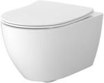 Cersanit Zen vas wc cu capac soft-close agăţat fără margine cu spălare turbionară alb S4006-005 (S4006005)