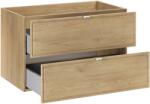 Comad Terra Cremona dulap 80x46x50 cm sub chiuveta pe perete stejar TERRA CREMONA 82-80-46-2S (TERRACREMONA8280462S)