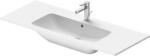Duravit ME by Starck mosdótál 123x49 cm négyszögletes beépíthető fehér 233612AA00 (233612AA00)
