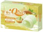Qlove японски бисквитки мочи с киви и крем 168 г