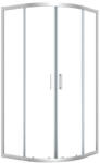 Laveo BRESSO félkör zuhanykabin 80x80x185 cm átlátszó üveg/króm (JKB_086Z) - konyhanet