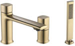 Laveo TORES süllyesztett kádcsap, 3 részes, szatin arany (BVT_G13D) - konyhanet