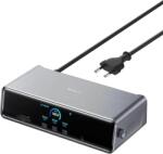 Anker Docking Station Prime 14-in-1, Triple Display, 8K DisplayLink, compatibil cu Windows MacOS, Gri (A83B33A1)