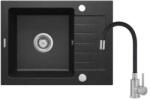 Deante Mosogatótálca, Deante Leda 1 medencés gránit mosogató csapteleppel, grafit ZQZC211A